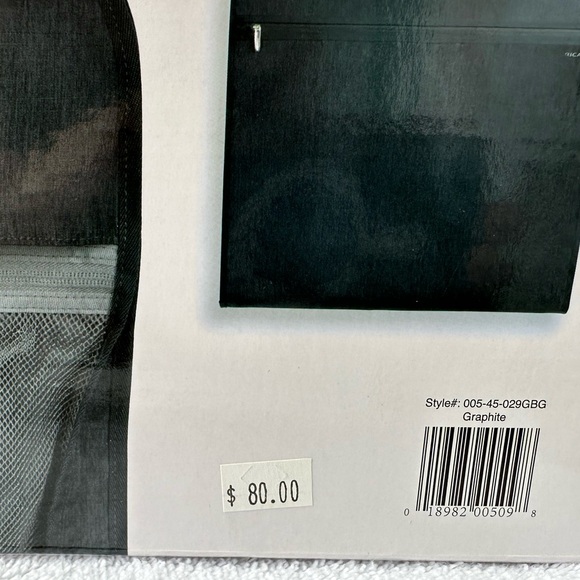 Ricardo Beverly Hills Garment Carrier Graphite NWT Packing Travel Essentials - Picture 12 of 14
